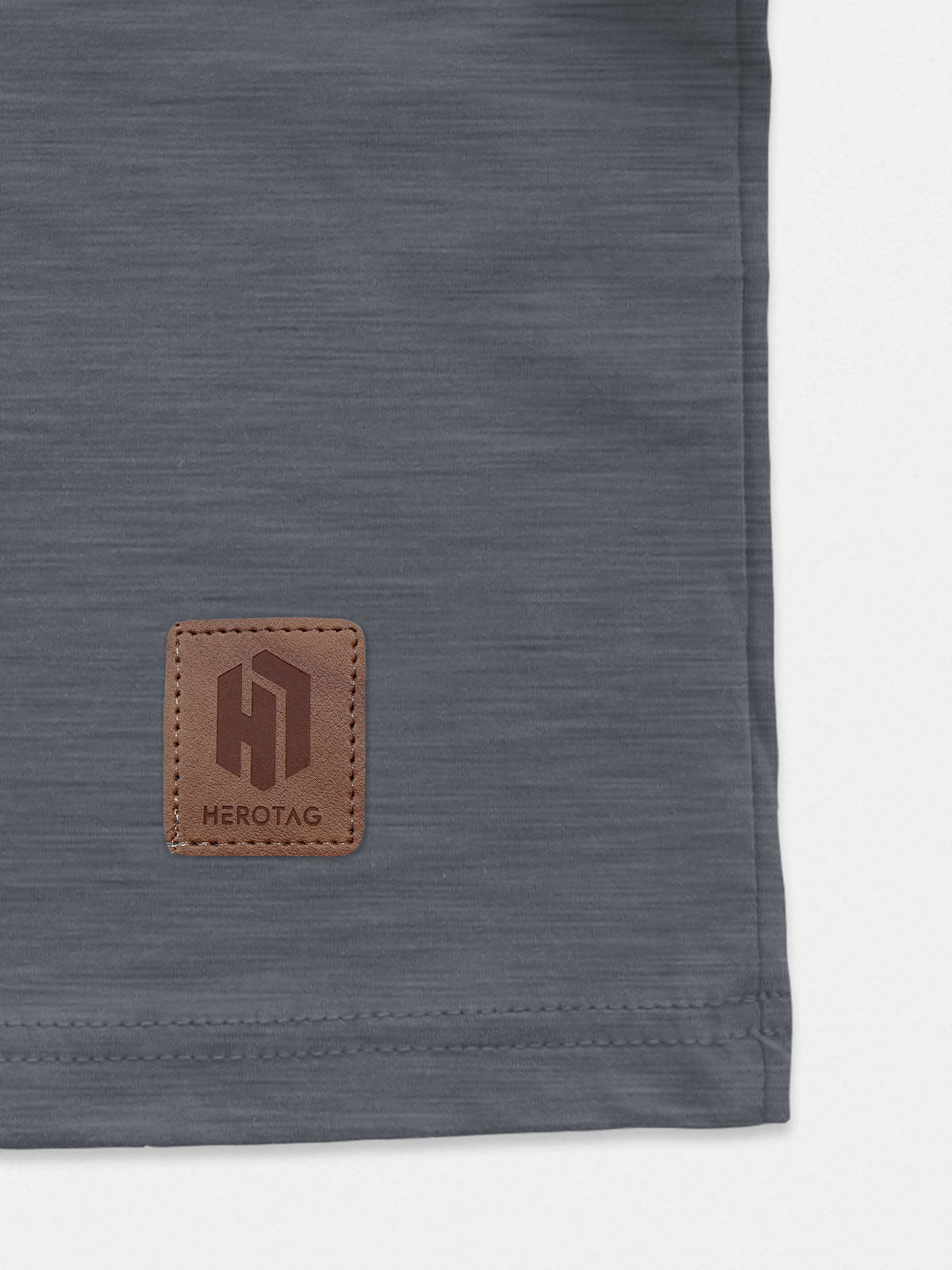 Charcoal Gray Round Neck T-Shirt