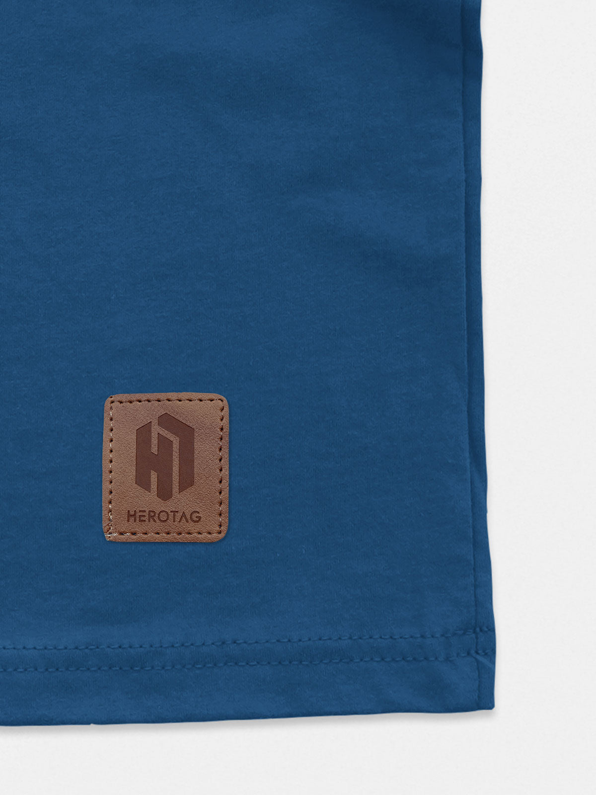 Petroleum Blue Round Neck T-Shirt