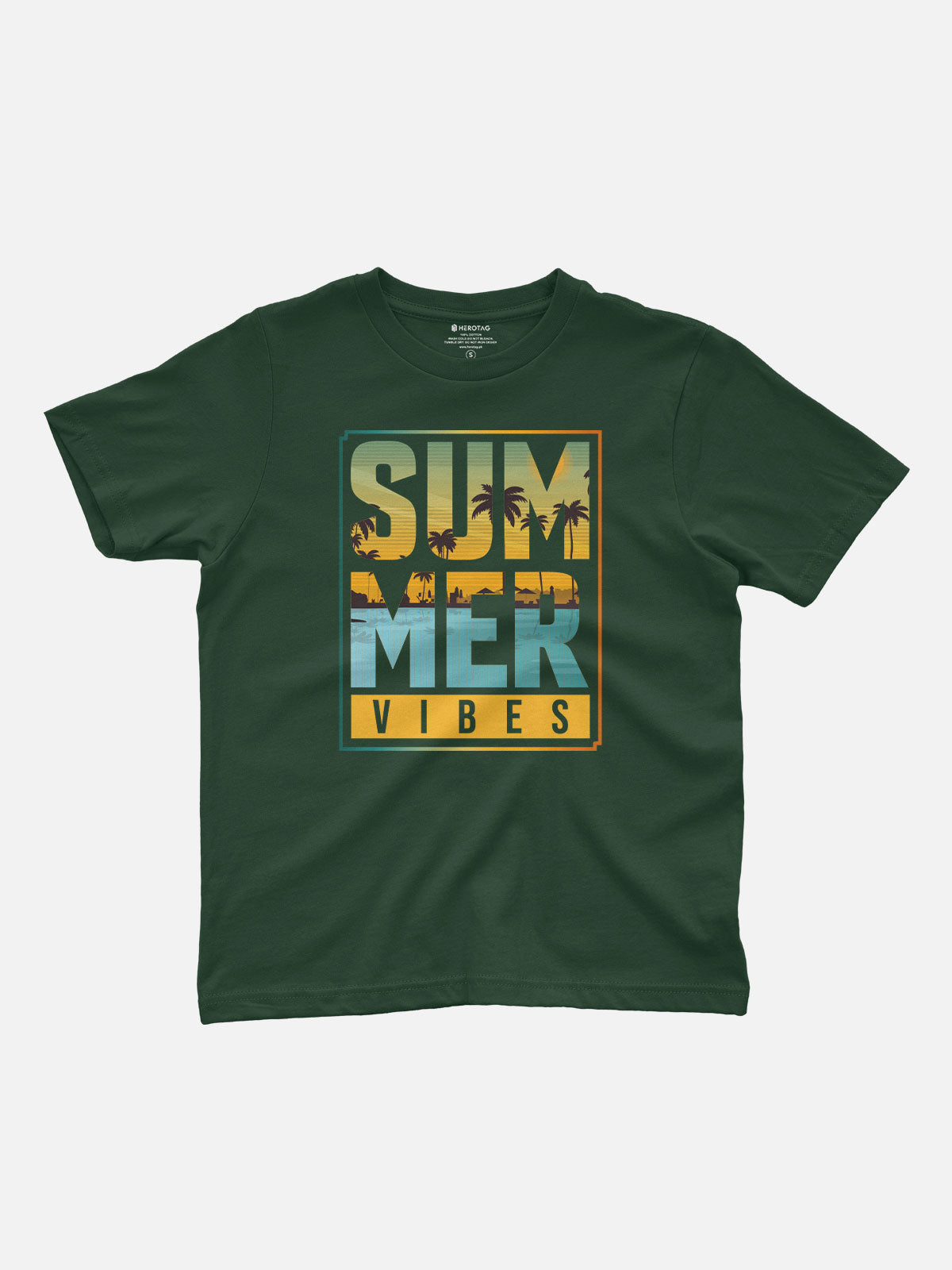 Summer Beach Sunset Kids T-Shirt