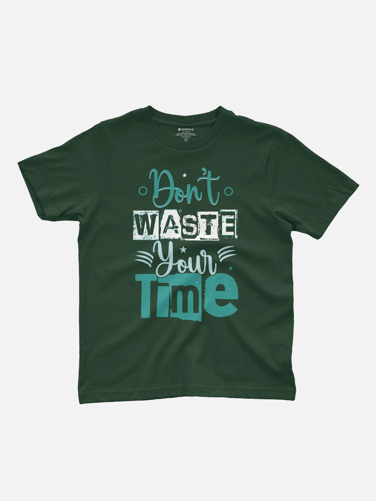 Don't Waste Your Time Kids T-Shirt