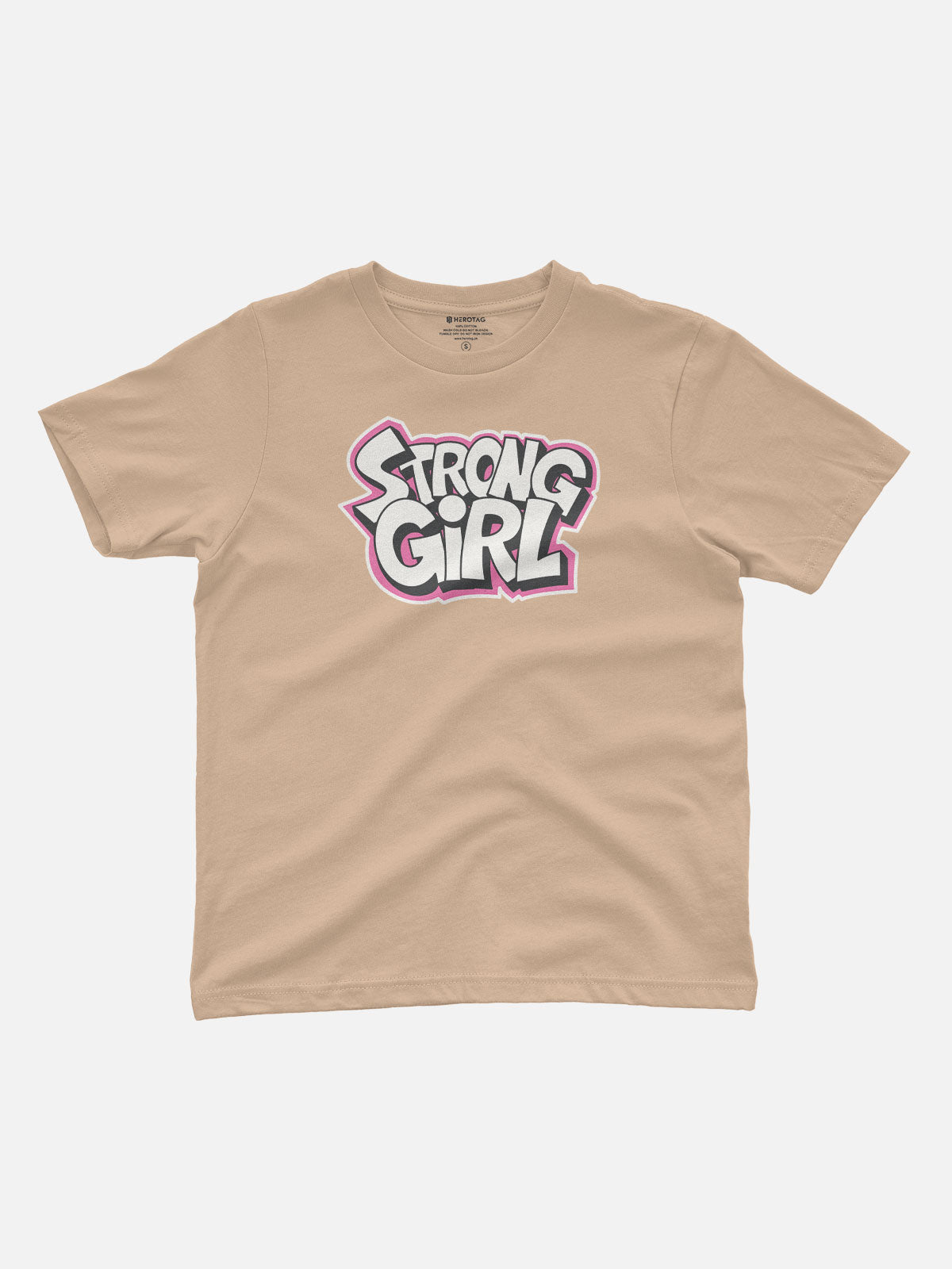 Strong Girl Empowering Kids T-Shirt