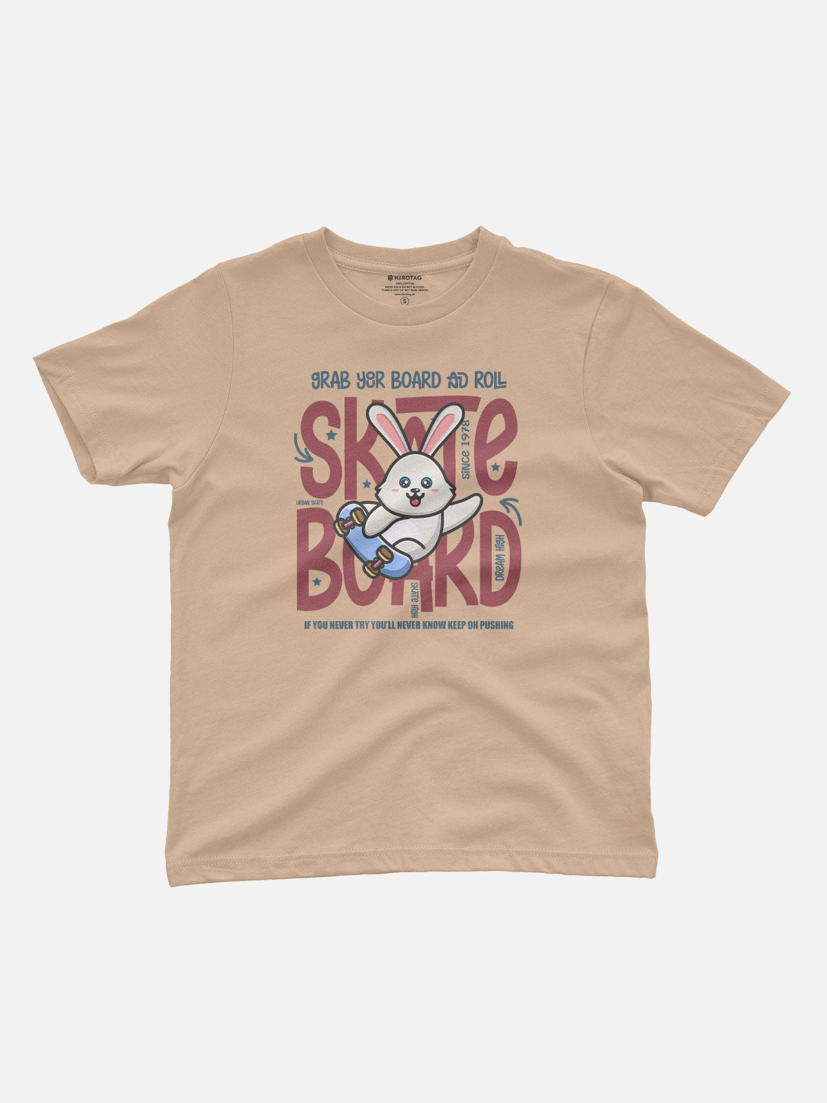 Skateboard Rabbit Kids T-Shirt