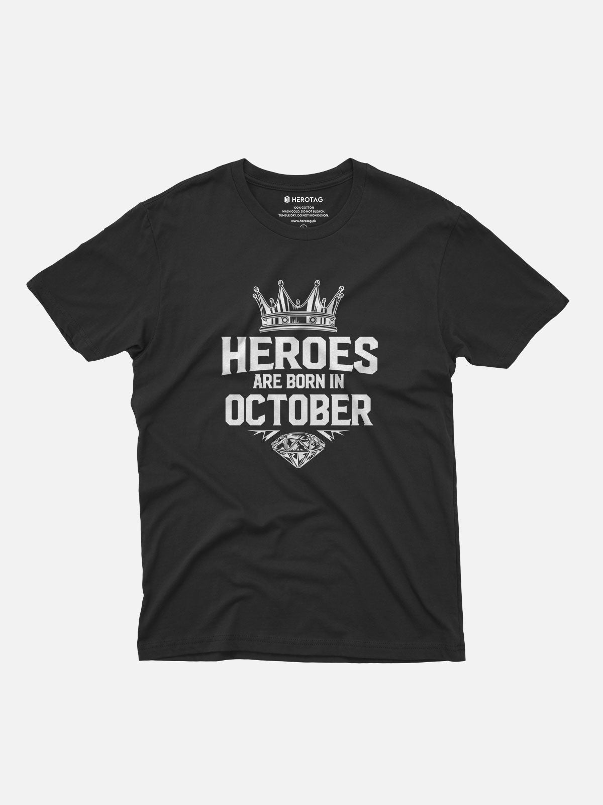 Heroes Are Born in October T-Shirt