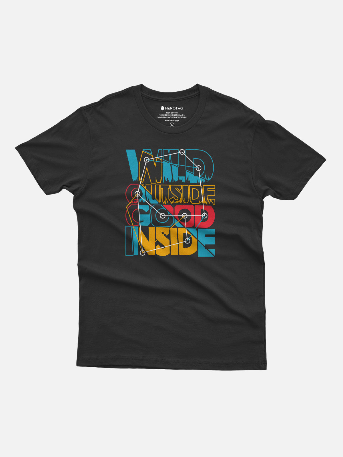 Wild Outside Good Inside Motivational T-Shirt