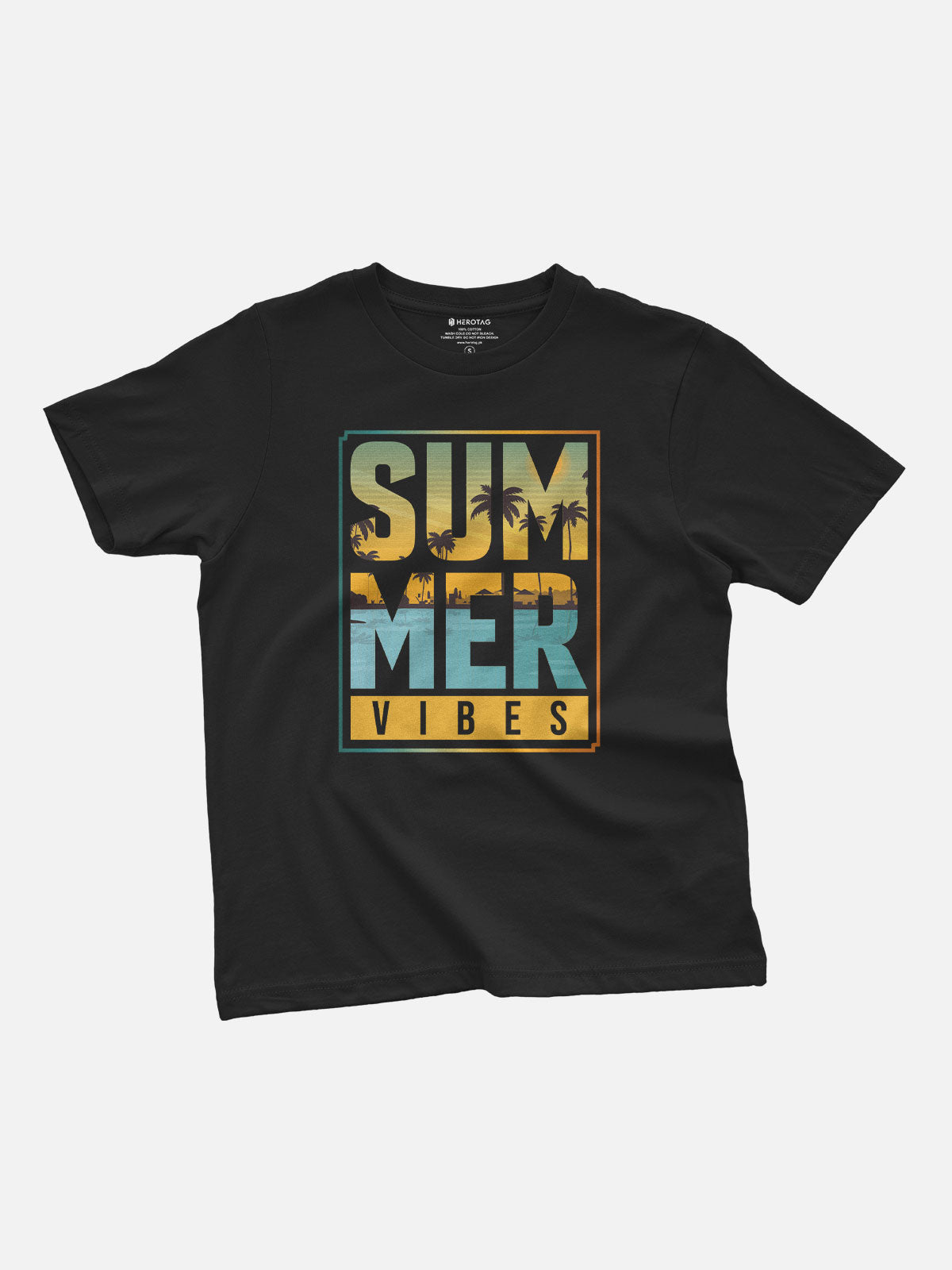 Summer Beach Sunset Kids T-Shirt