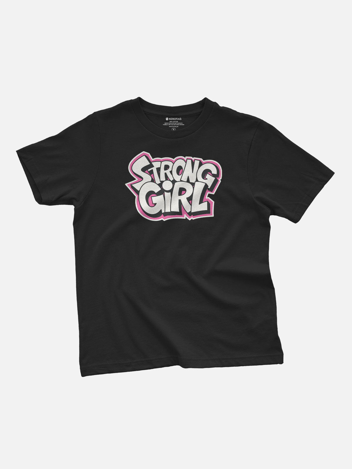 Strong Girl Empowering Kids T-Shirt