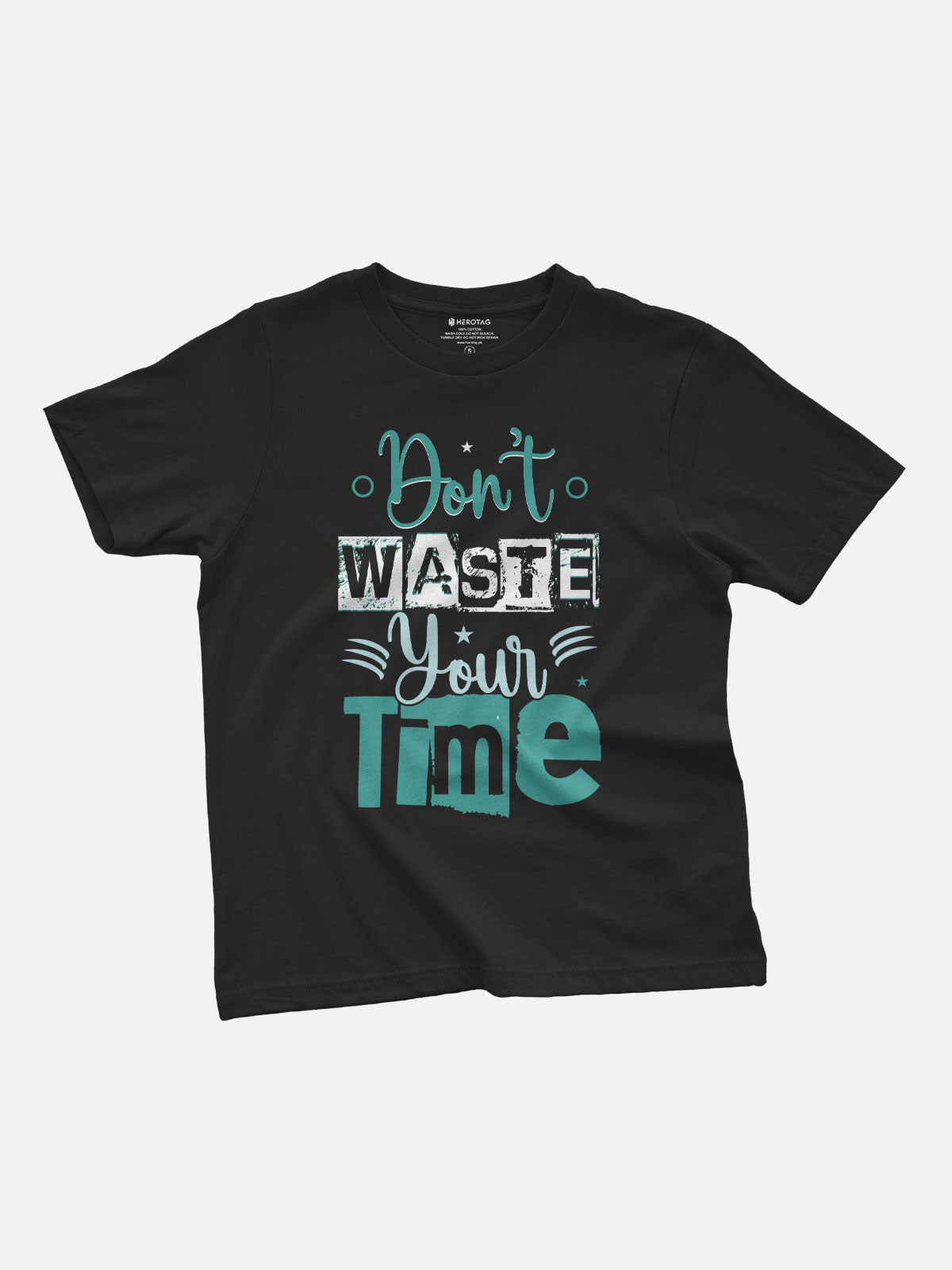 Don't Waste Your Time Kids T-Shirt