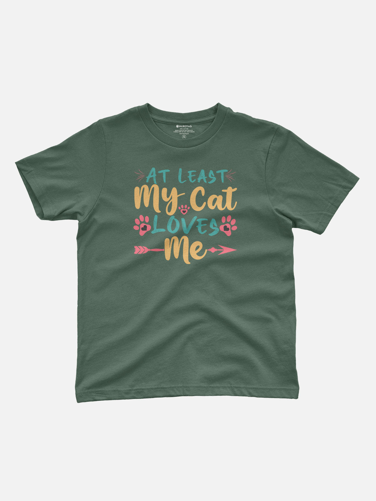 My Cat Loves Me Kids T-Shirt