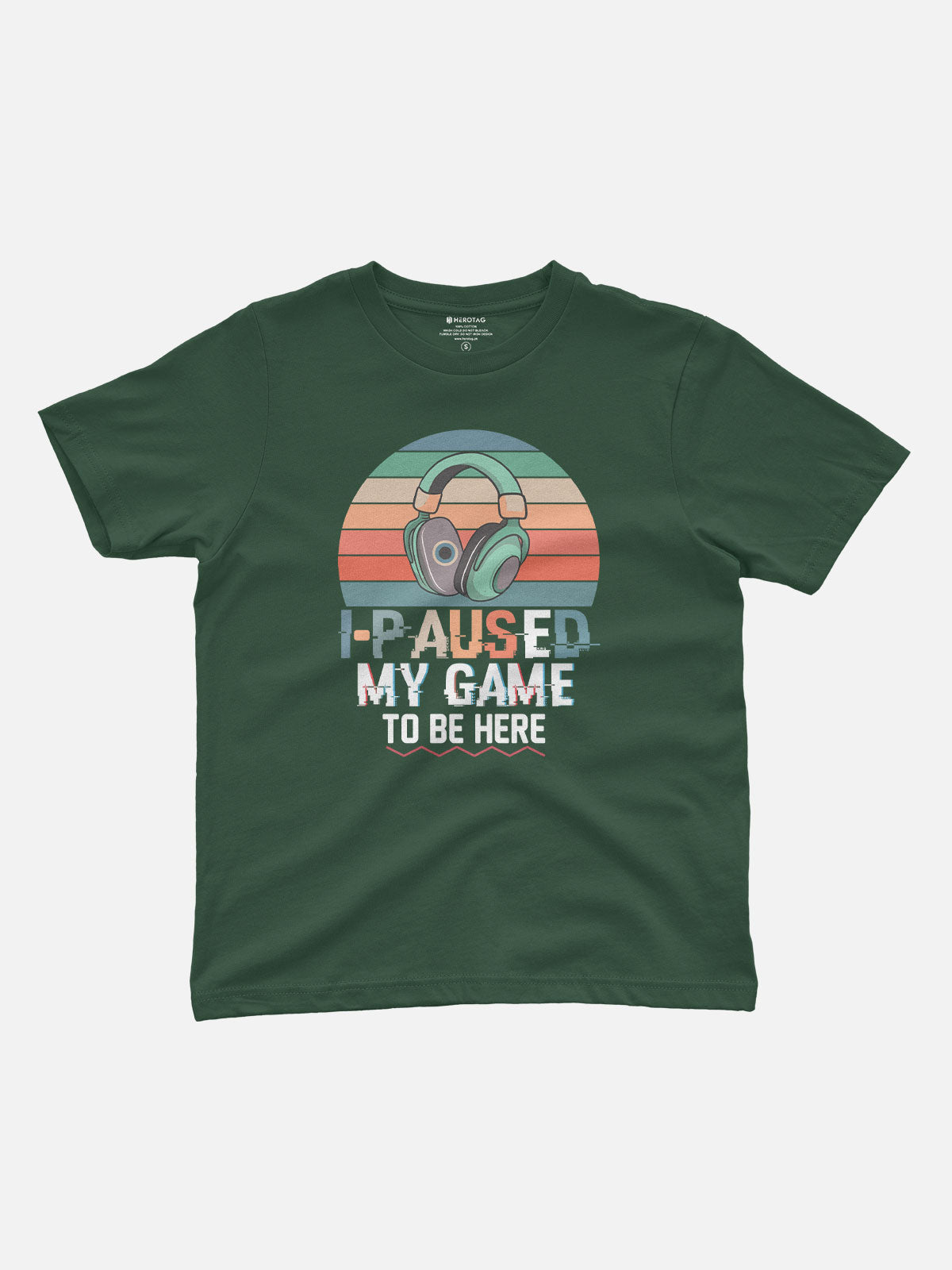 I Paused My Game Kids T-Shirt