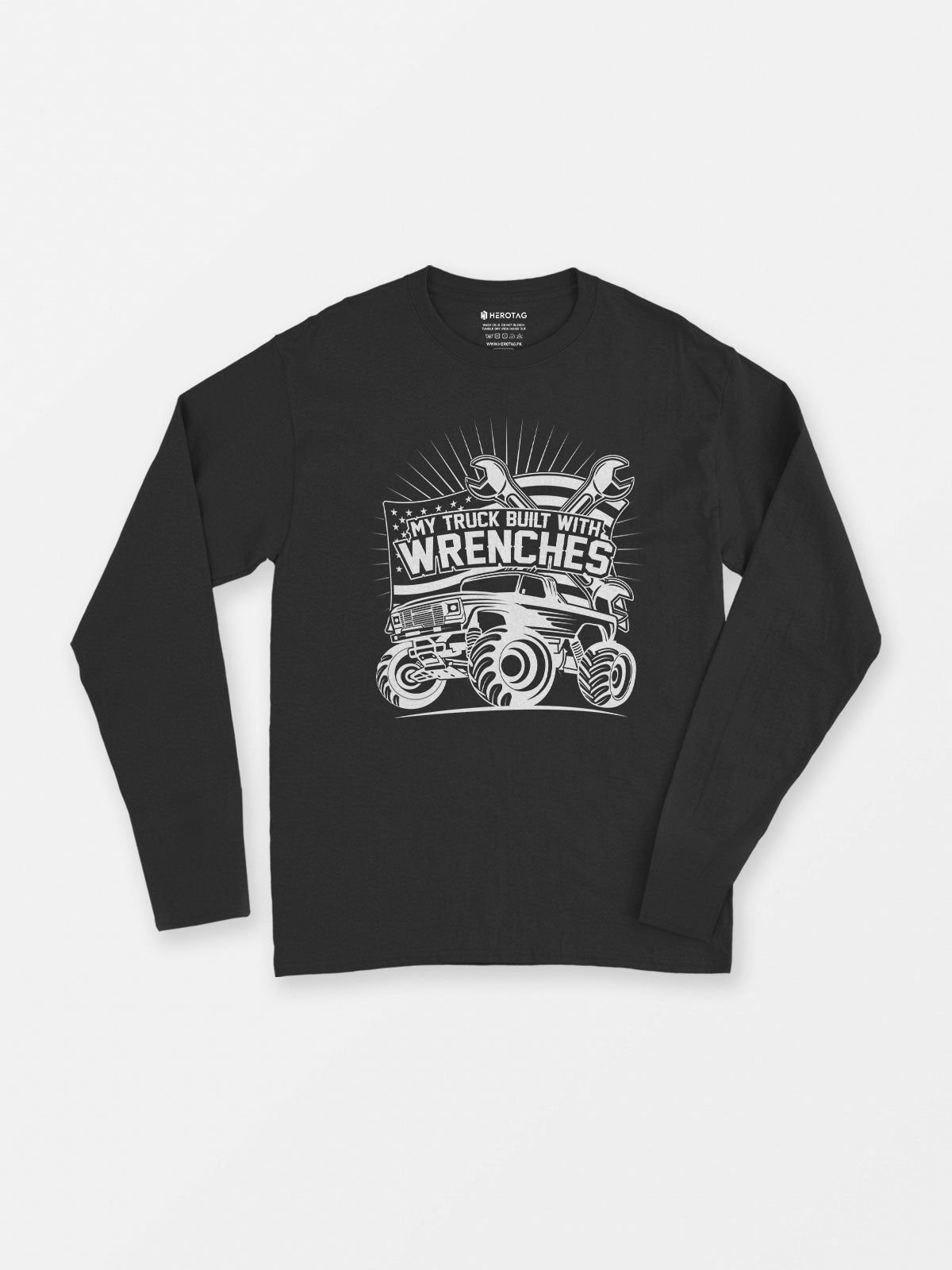 My Truck Built with Wrenches - Long Sleeve T-Shirt
