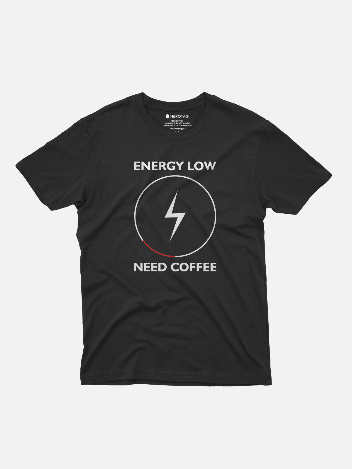 Energy Low Need Coffee T-Shirt