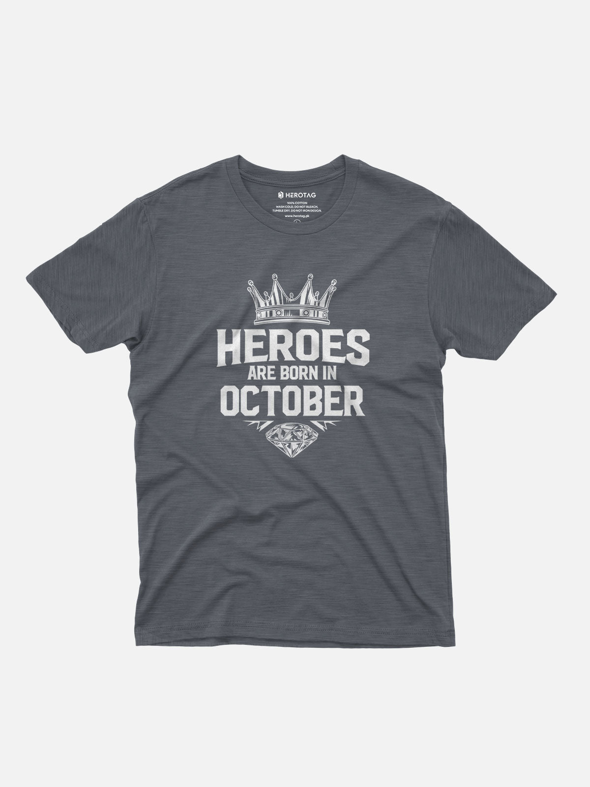 Heroes Are Born in October T-Shirt