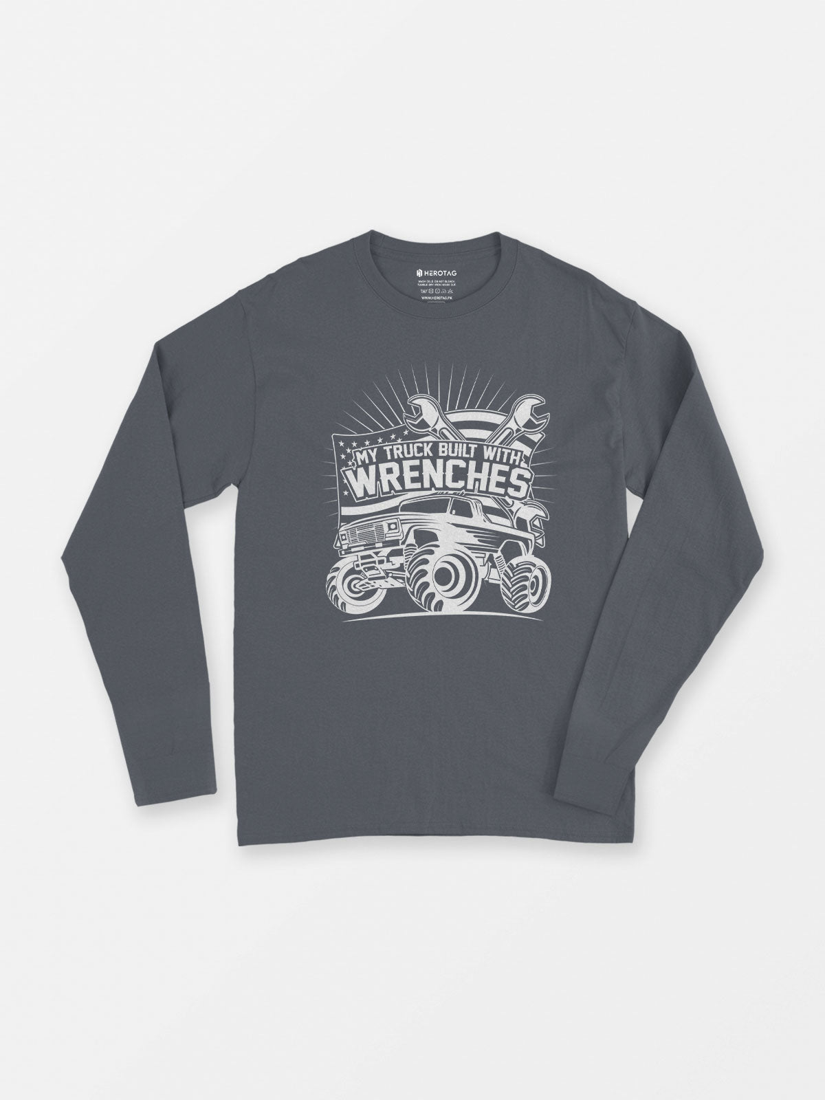 My Truck Built with Wrenches - Long Sleeve T-Shirt