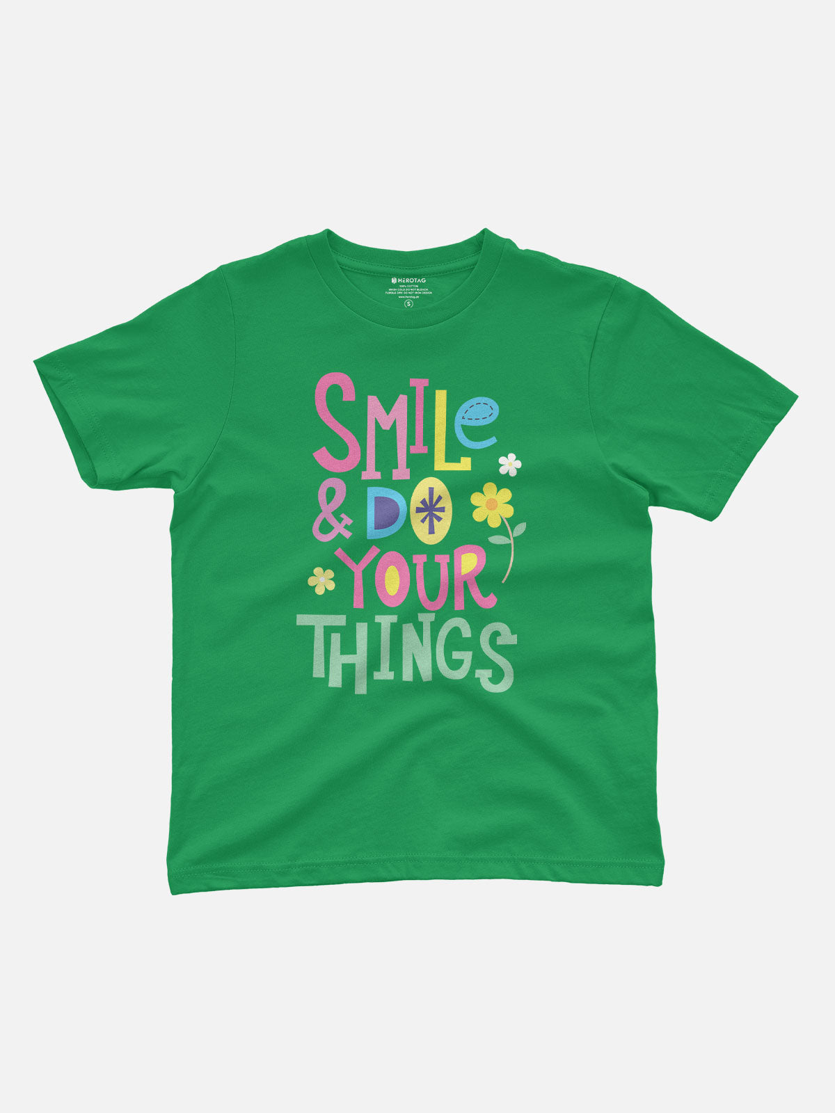 Smile & Positive Kids T-Shirt