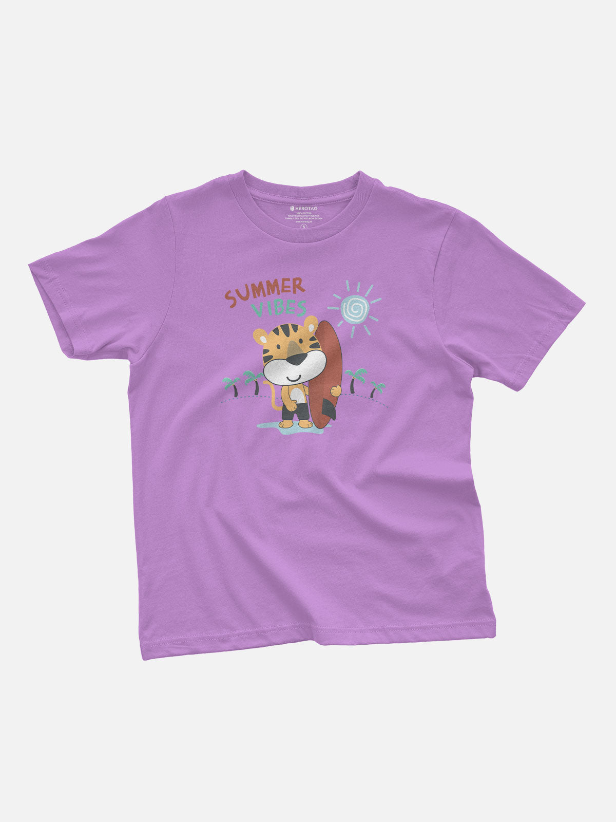 Summer Vibes Tiger Kids T-Shirt