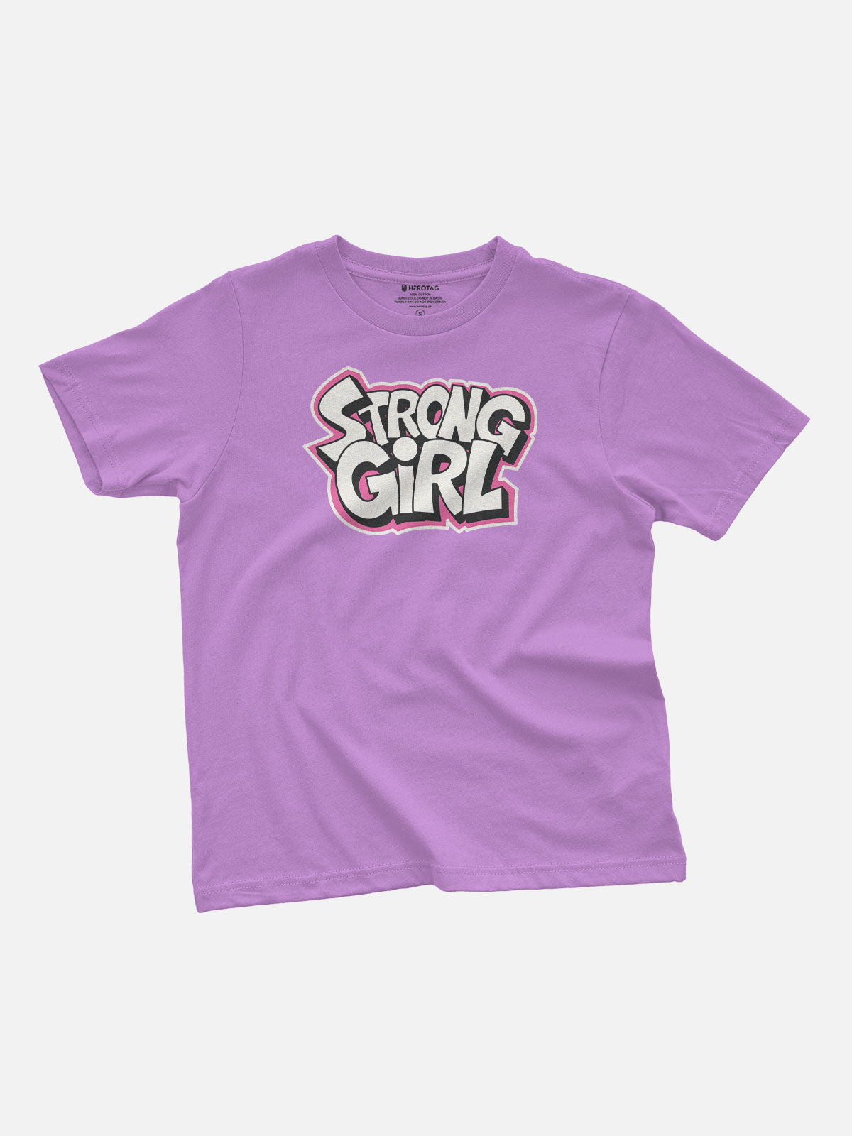 Strong Girl Empowering Kids T-Shirt