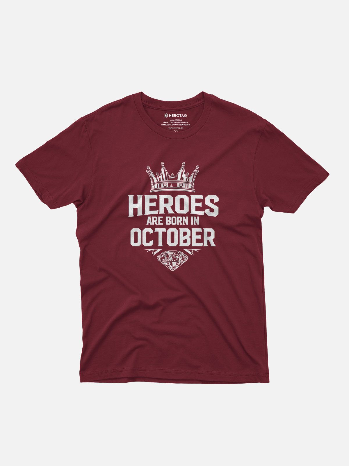 Heroes Are Born in October T-Shirt