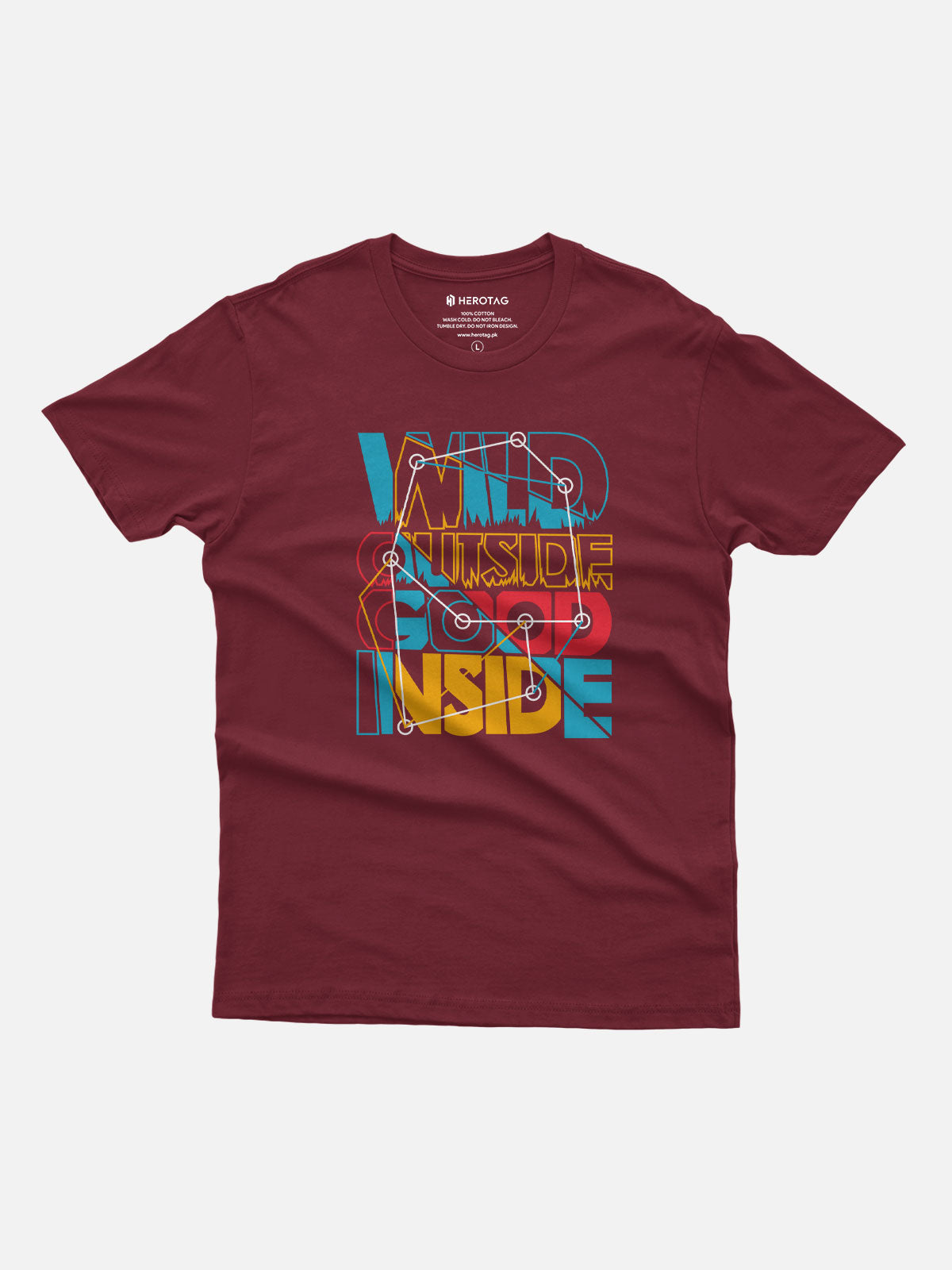 Wild Outside Good Inside Motivational T-Shirt