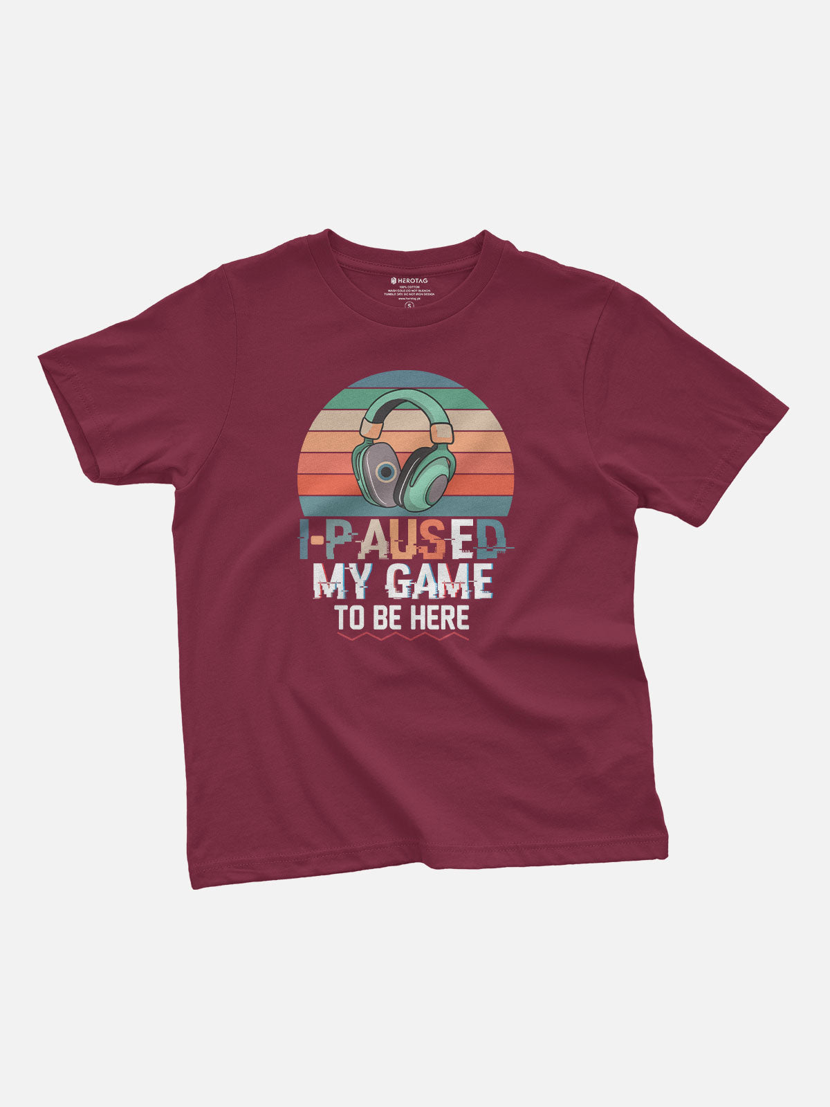 I Paused My Game Kids T-Shirt