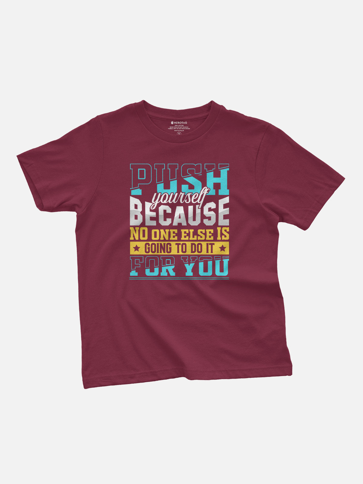 Push Yourself Kids T-Shirt