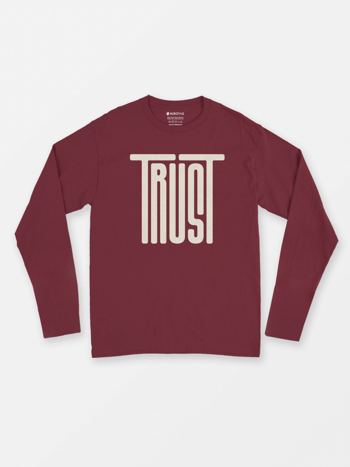 Trust Geometric Long Sleeve T-Shirt