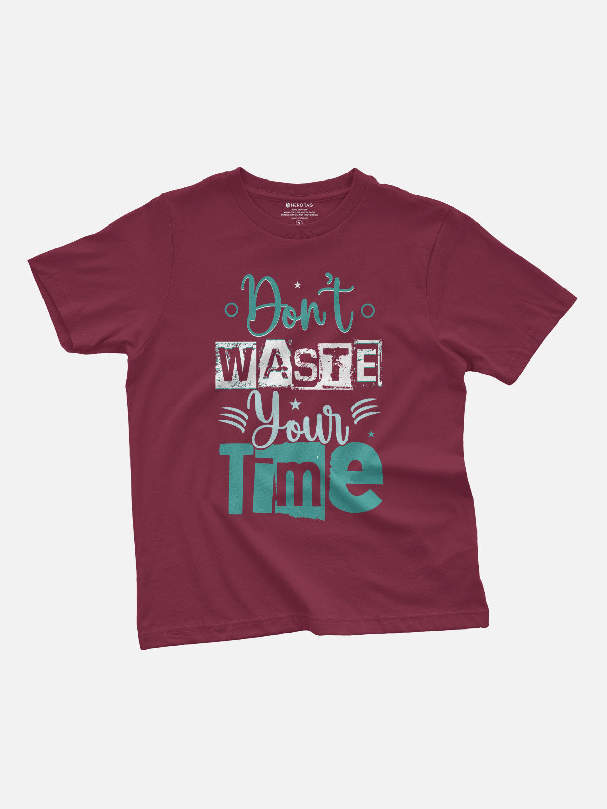 Don't Waste Your Time Kids T-Shirt
