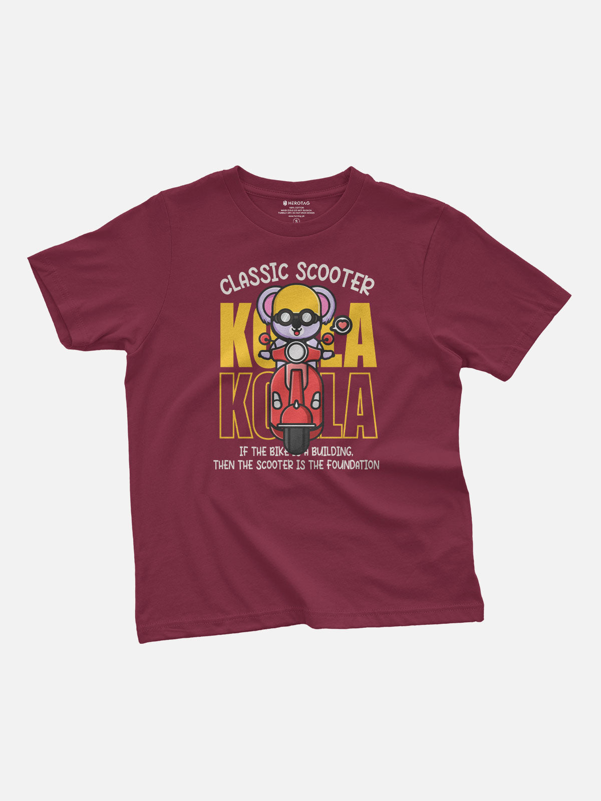 Classic Scooter Koala Kids T-Shirt