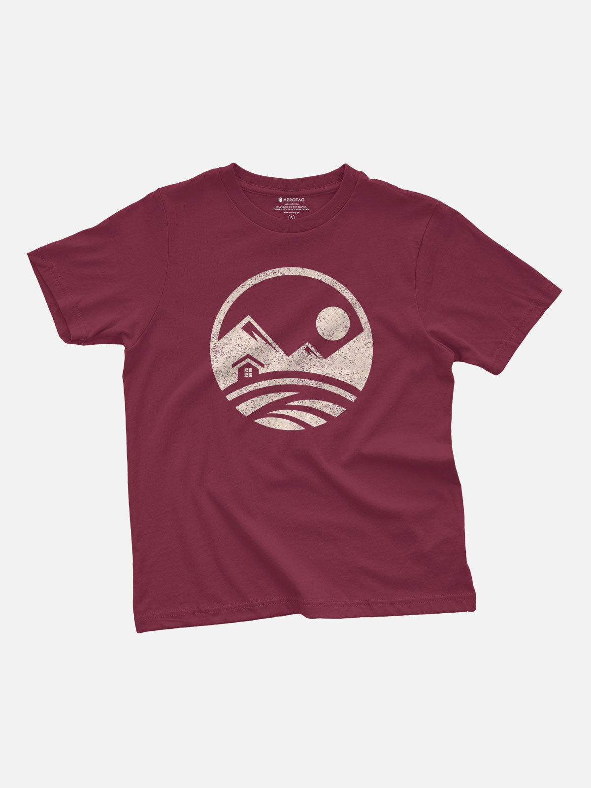 Rustic Mountain Kids T-Shirt