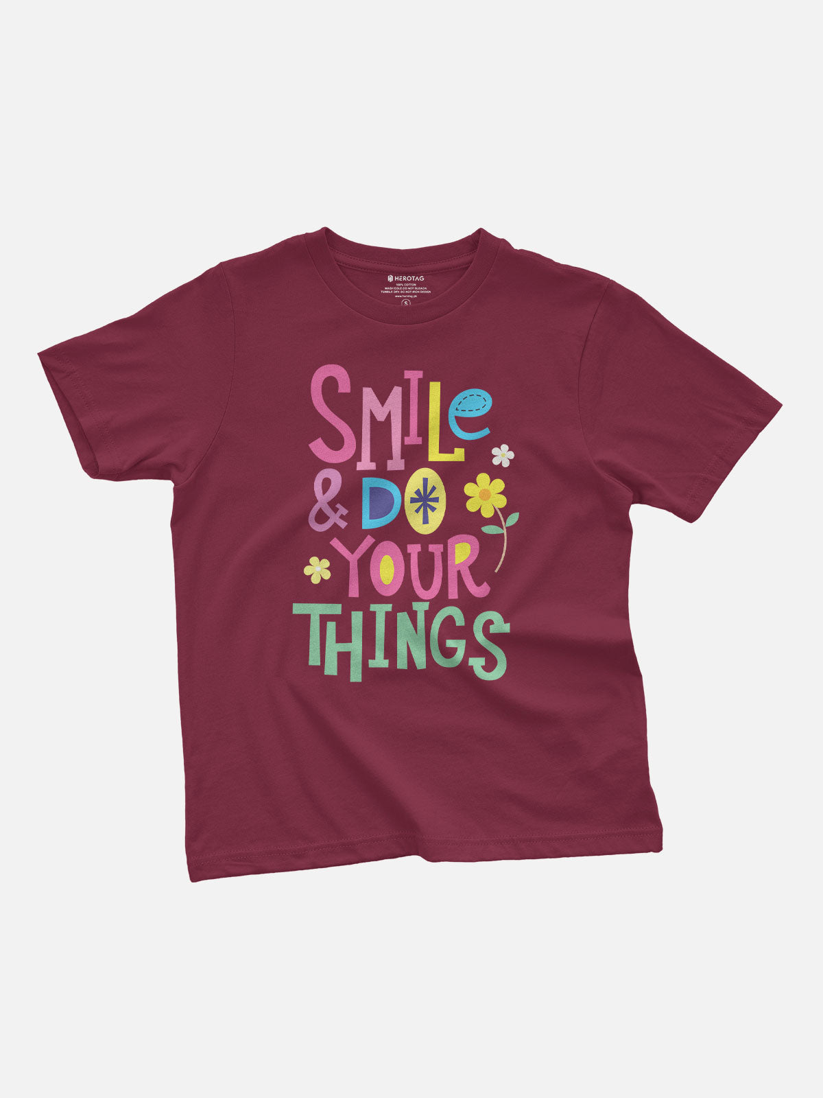 Smile & Positive Kids T-Shirt