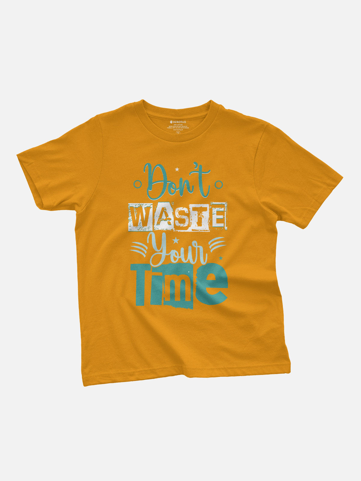 Don't Waste Your Time Kids T-Shirt