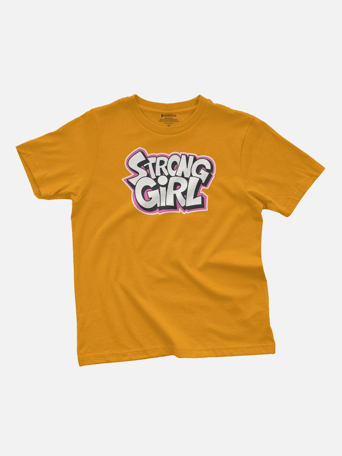 Strong Girl Empowering Kids T-Shirt