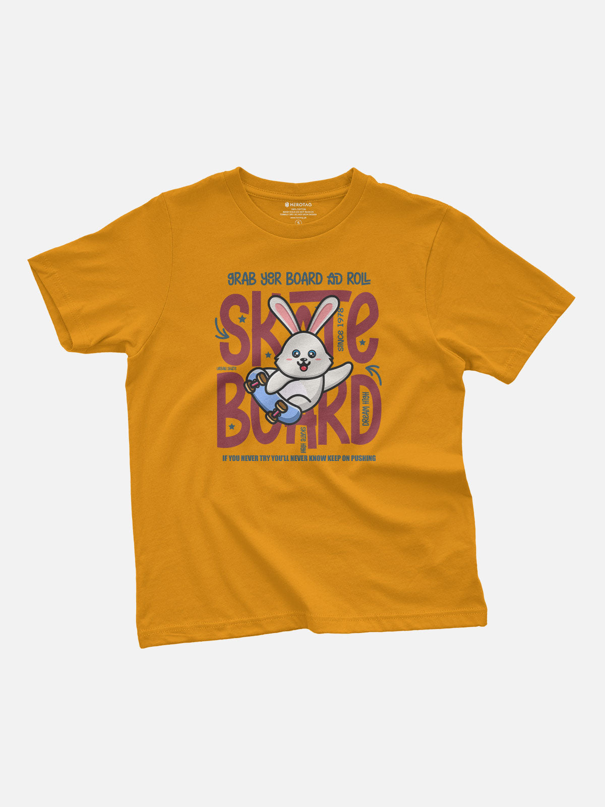 Skateboard Rabbit Kids T-Shirt