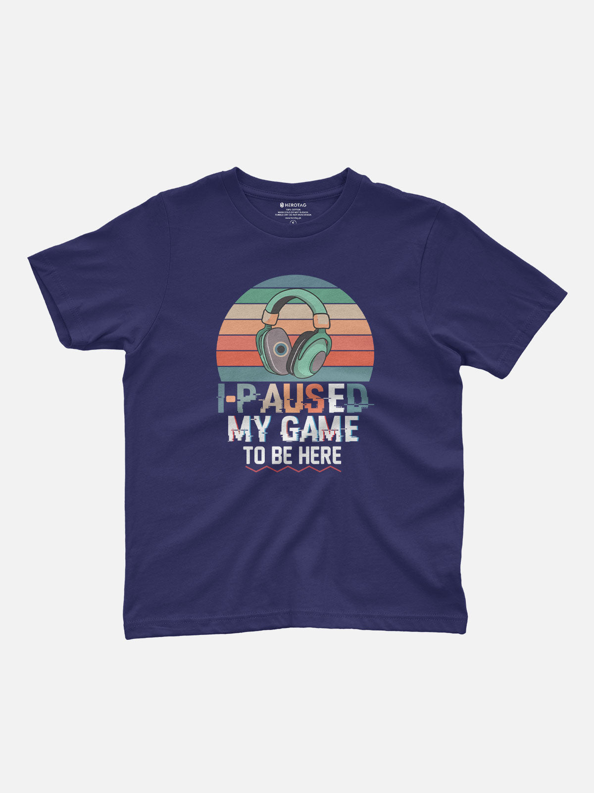 I Paused My Game Kids T-Shirt