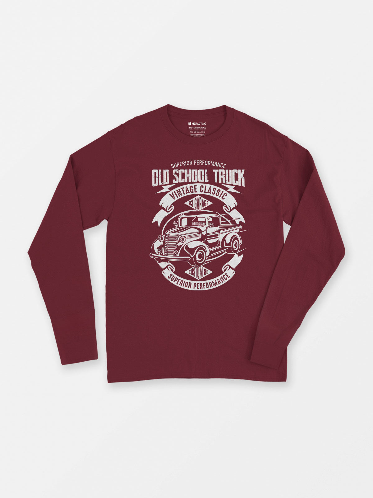 Vintage Classic Old School Truck - Long Sleeve T-Shirt