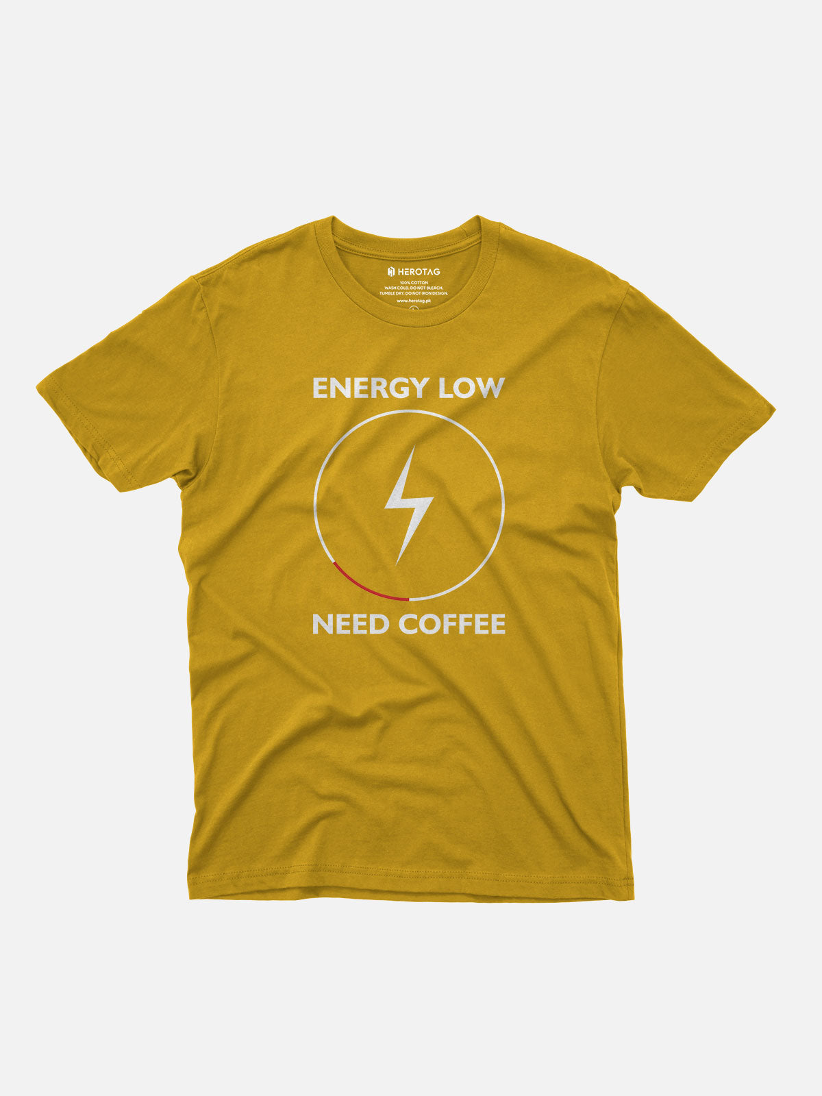 Energy Low Need Coffee T-Shirt