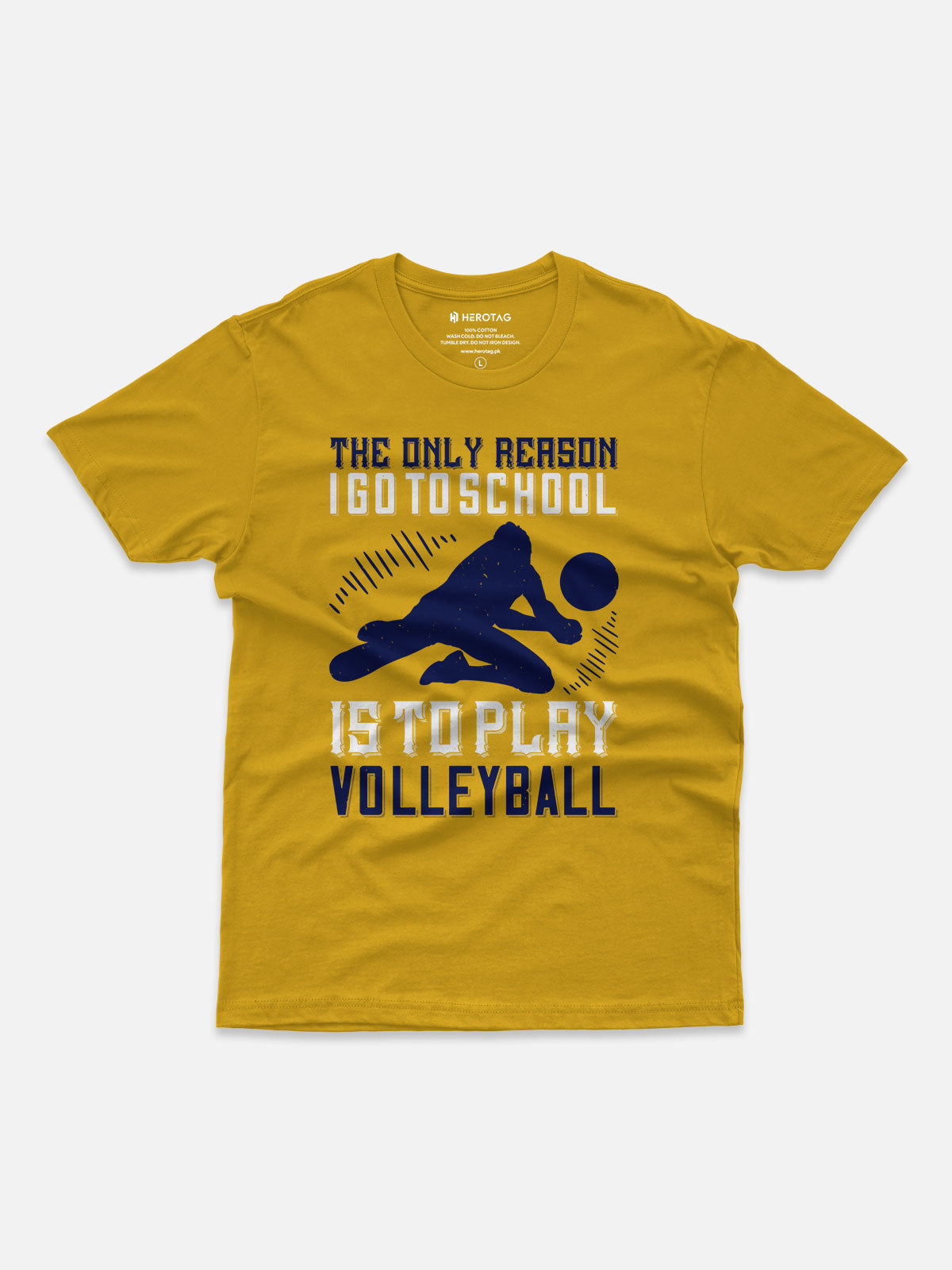 I Go to School is to Play Volleyball T-Shirt