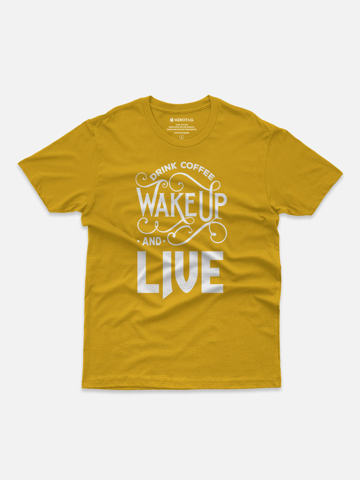 Drink Coffee Wake Up and Live T-Shirt