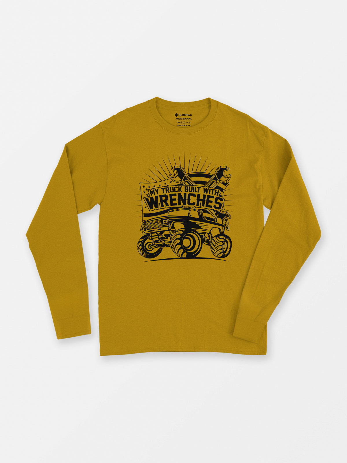 My Truck Built with Wrenches - Long Sleeve T-Shirt