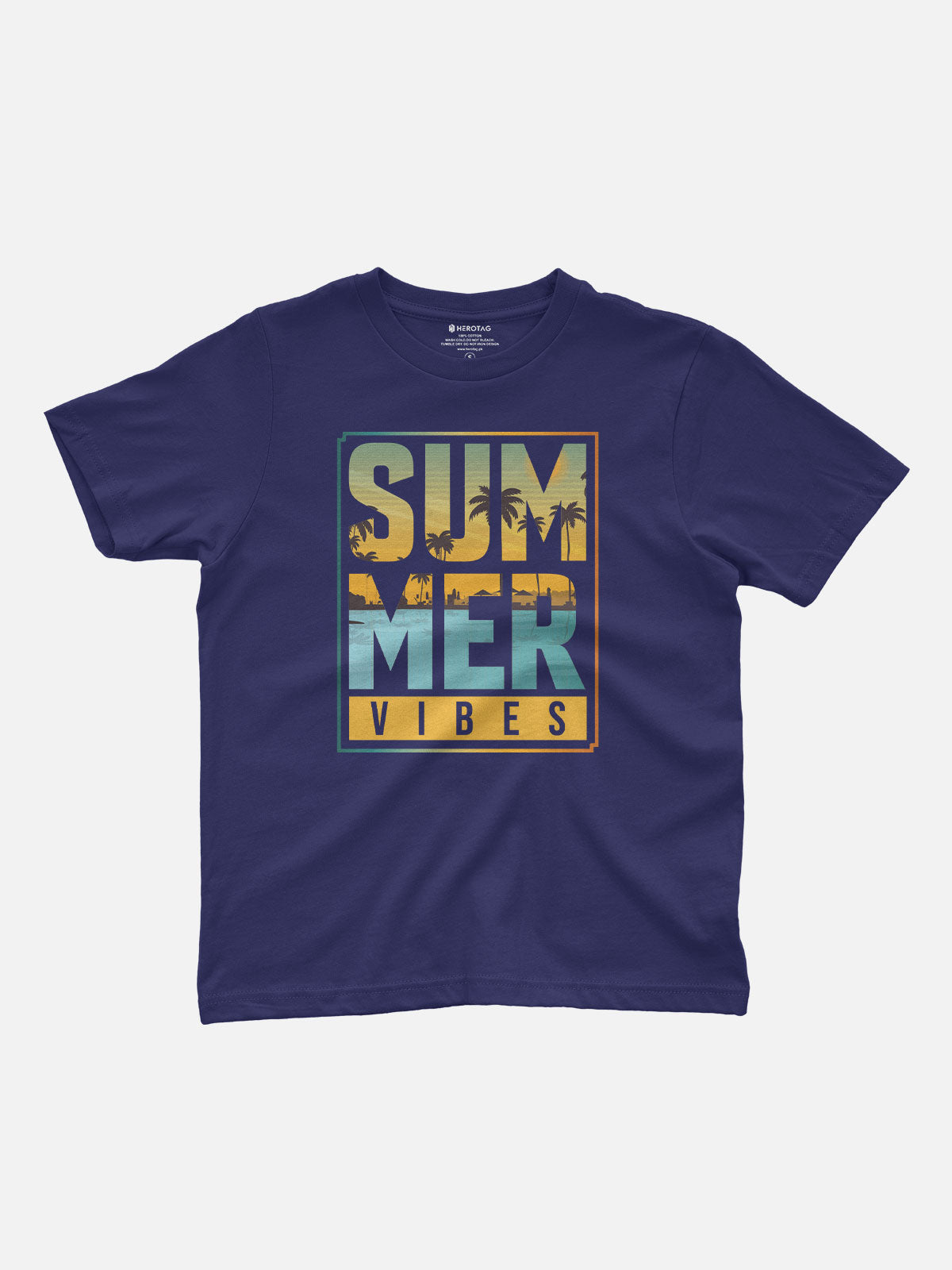 Summer Beach Sunset Kids T-Shirt