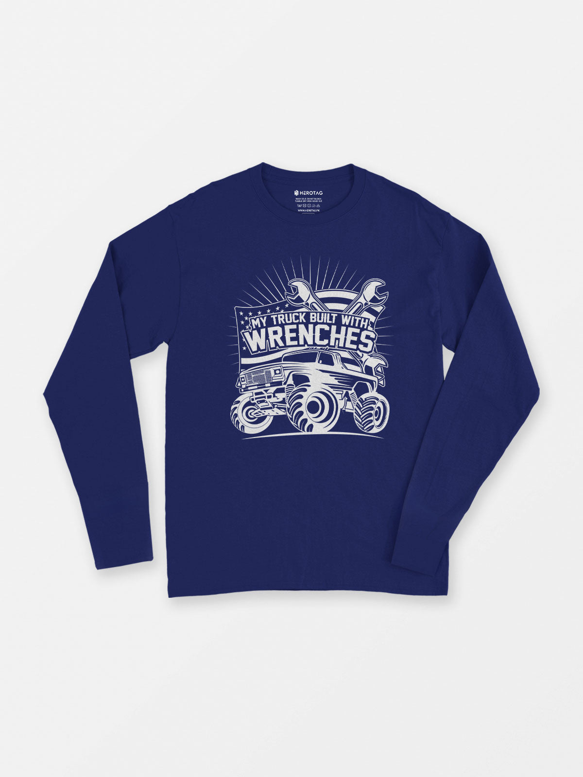 My Truck Built with Wrenches - Long Sleeve T-Shirt