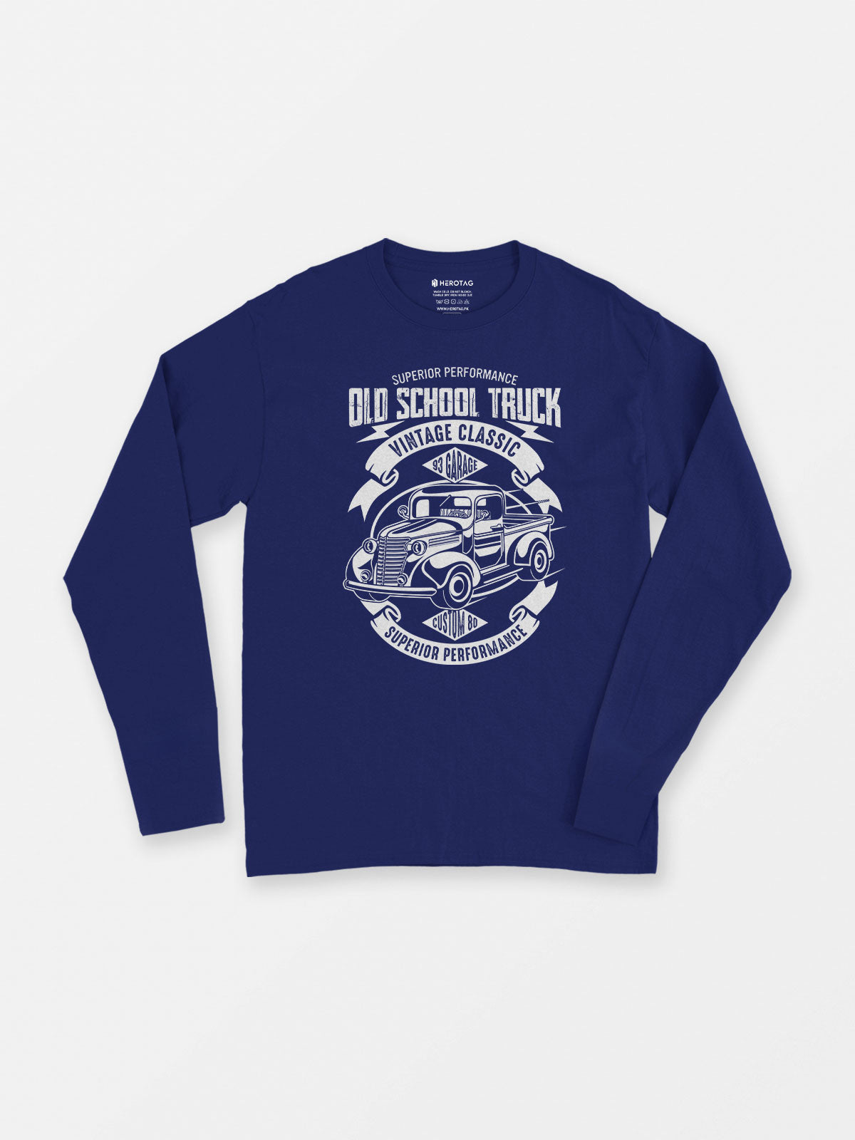 Vintage Classic Old School Truck - Long Sleeve T-Shirt