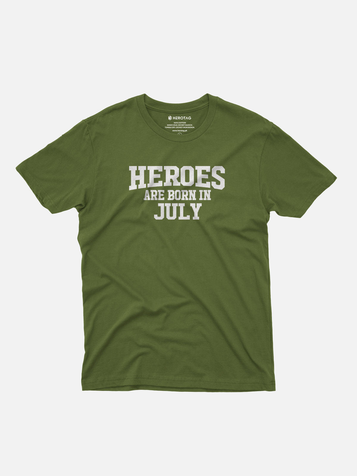 Heroes Are Born in July T-Shirt