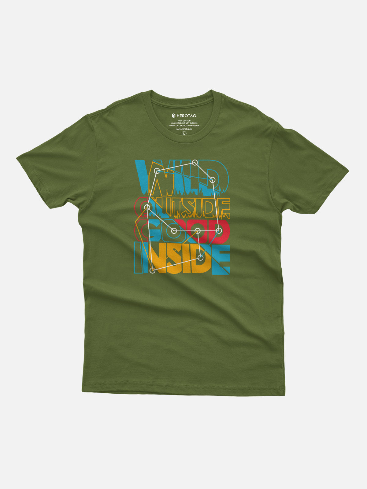 Wild Outside Good Inside Motivational T-Shirt