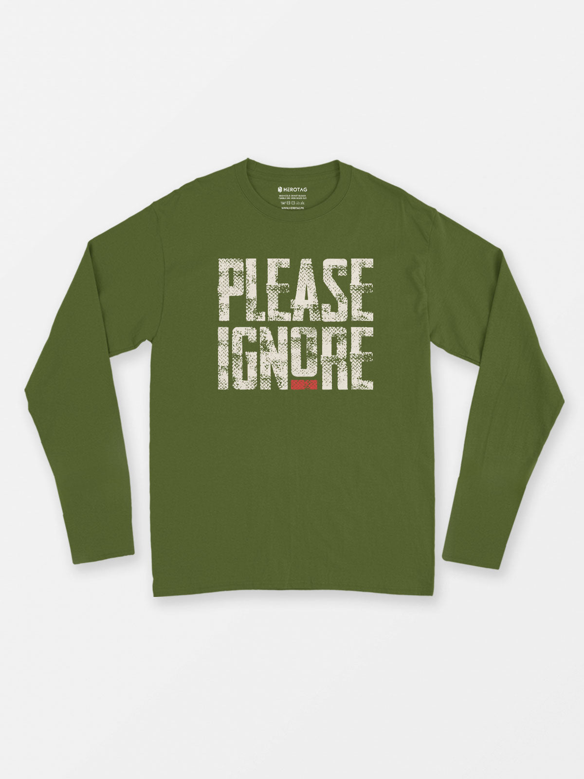 Please Ignore Long Sleeve T-Shirt