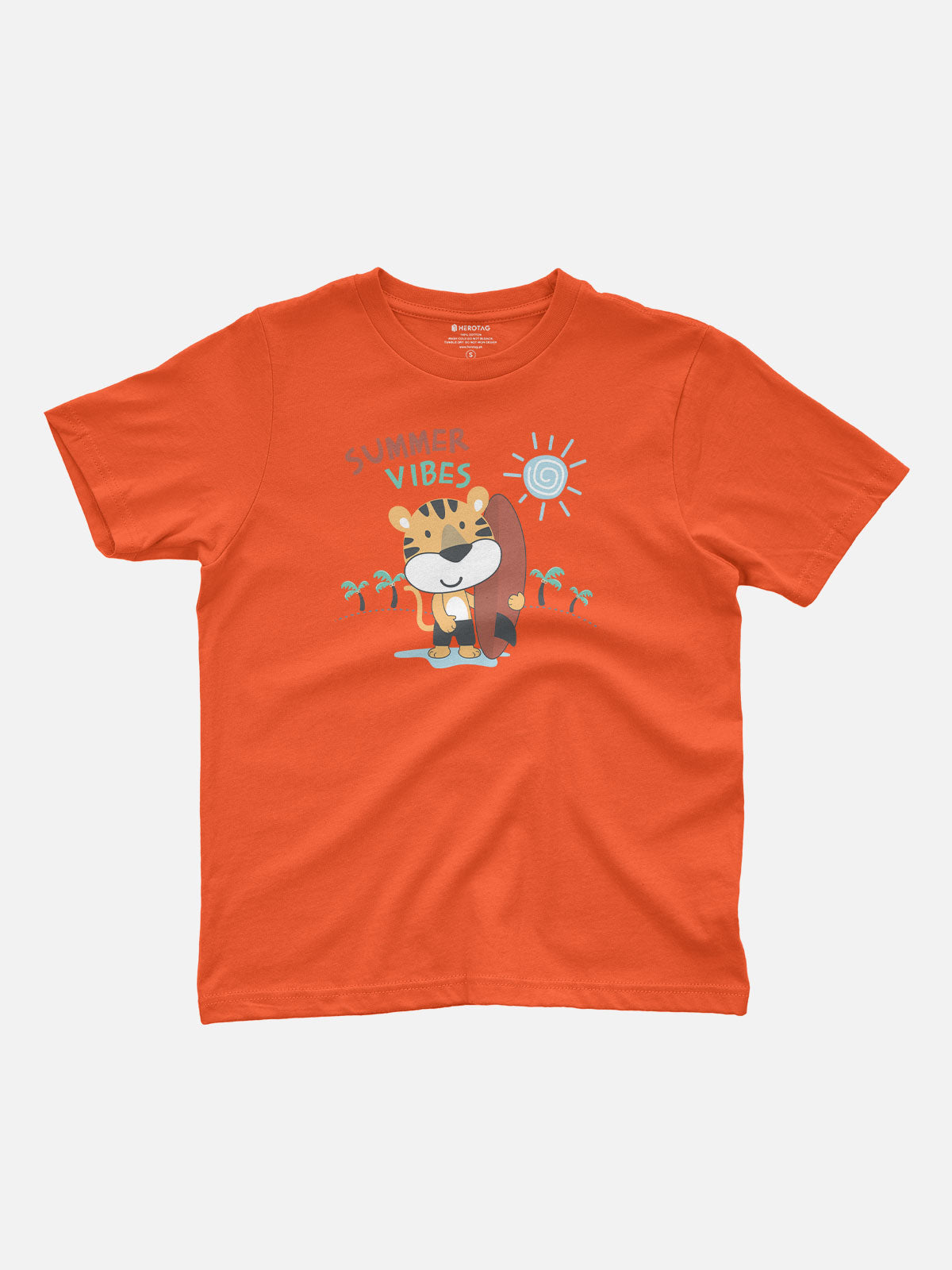 Summer Vibes Tiger Kids T-Shirt