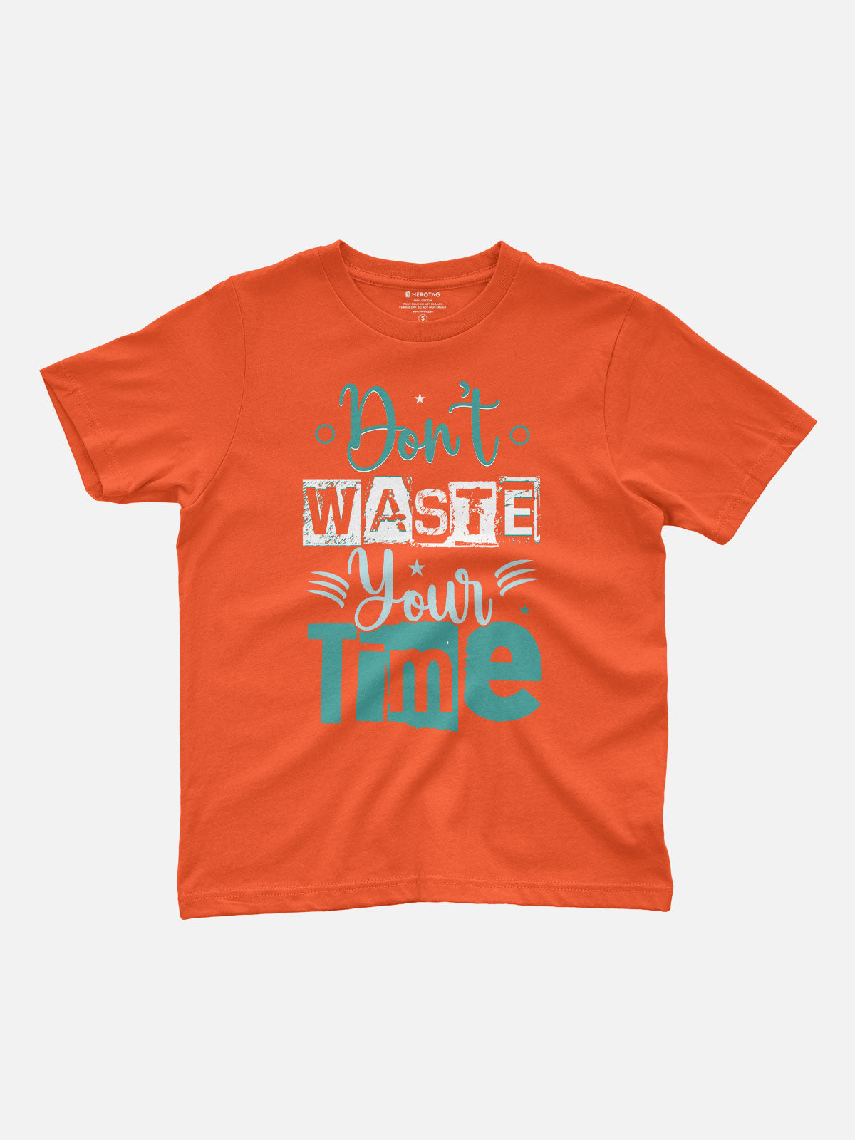 Don't Waste Your Time Kids T-Shirt