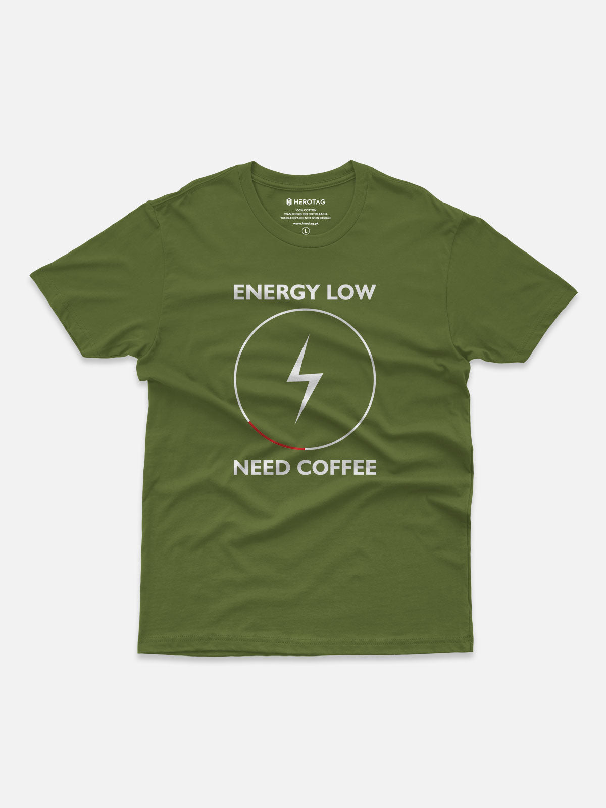 Energy Low Need Coffee T-Shirt