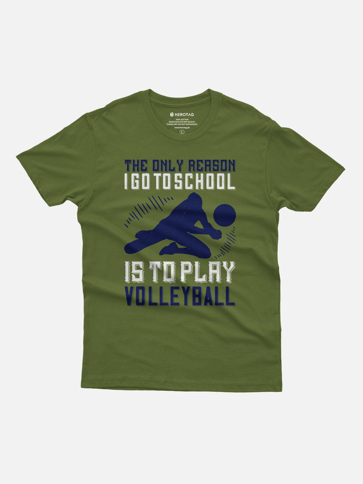 I Go to School is to Play Volleyball T-Shirt