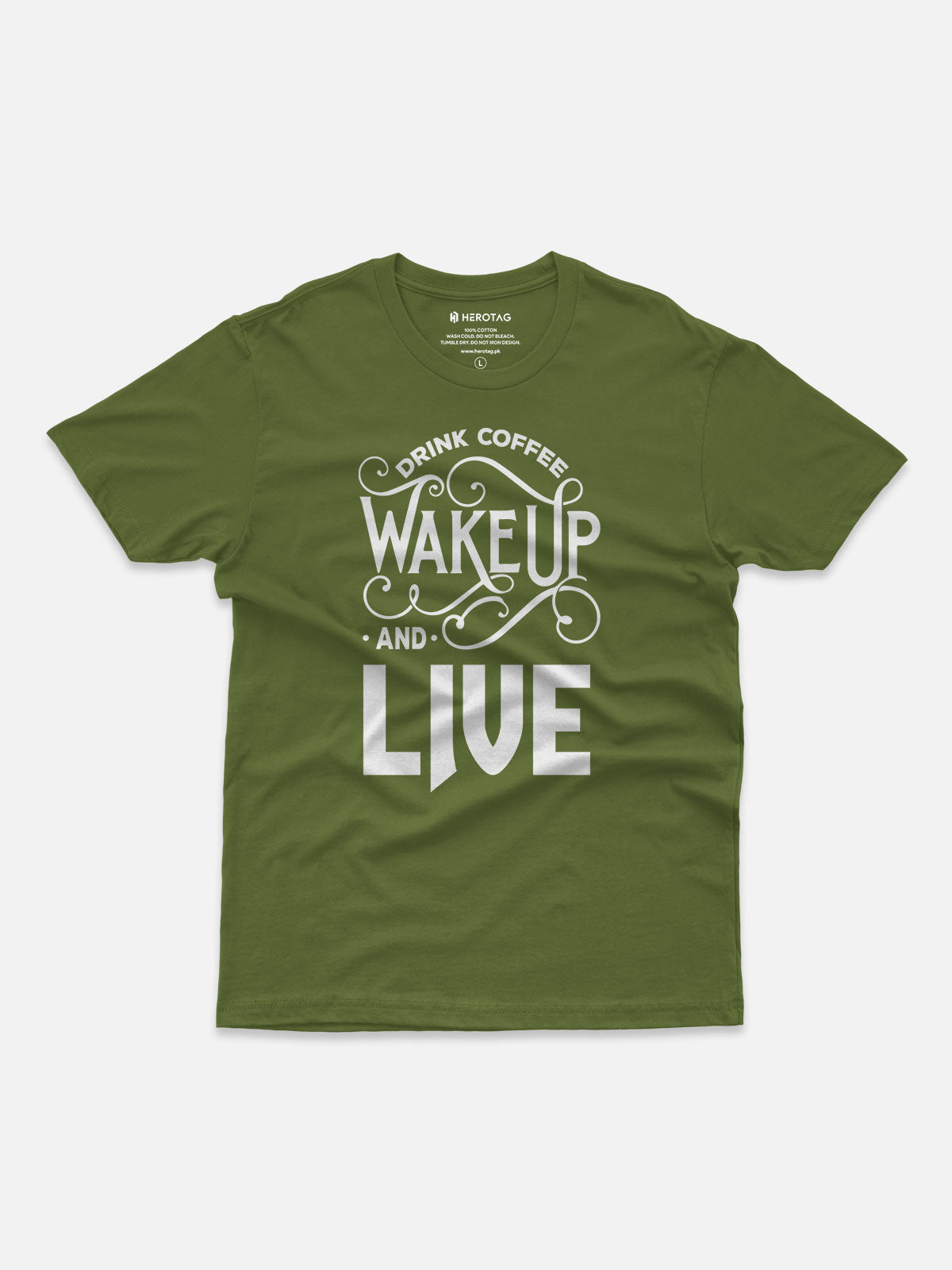 Drink Coffee Wake Up and Live T-Shirt