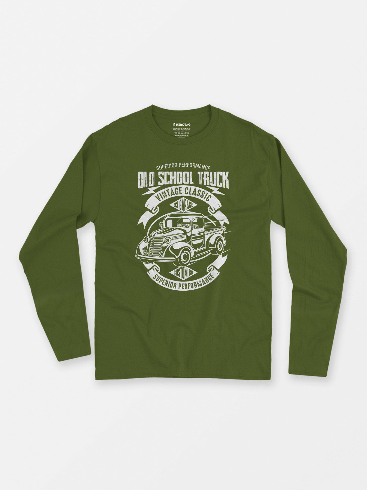 Vintage Classic Old School Truck - Long Sleeve T-Shirt